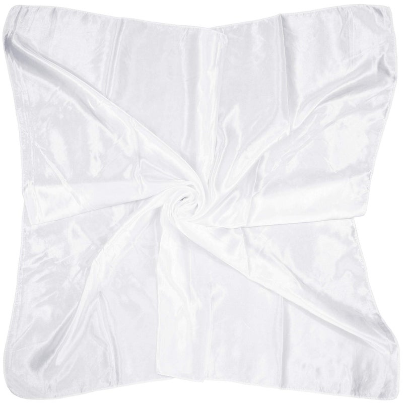 LilMents 4 Mixed Designs Large 35" Ã— 35" Square Polyester Satin Neck Head Scarf Scarves Set (Set W7) - Image 4